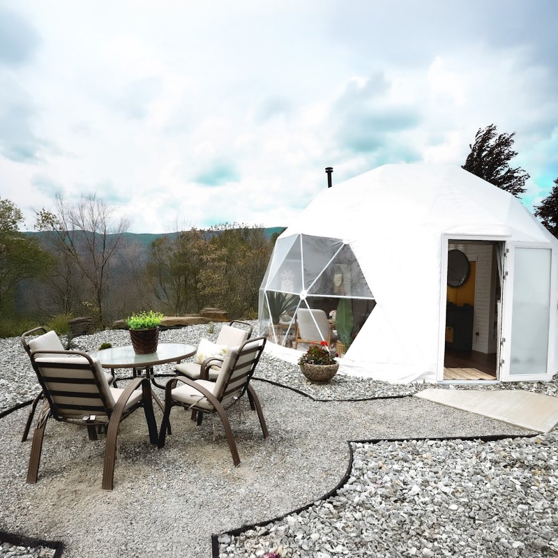Tenda Domo Geodésica para Exte - Outdoor Camping Rental avaliação e preço