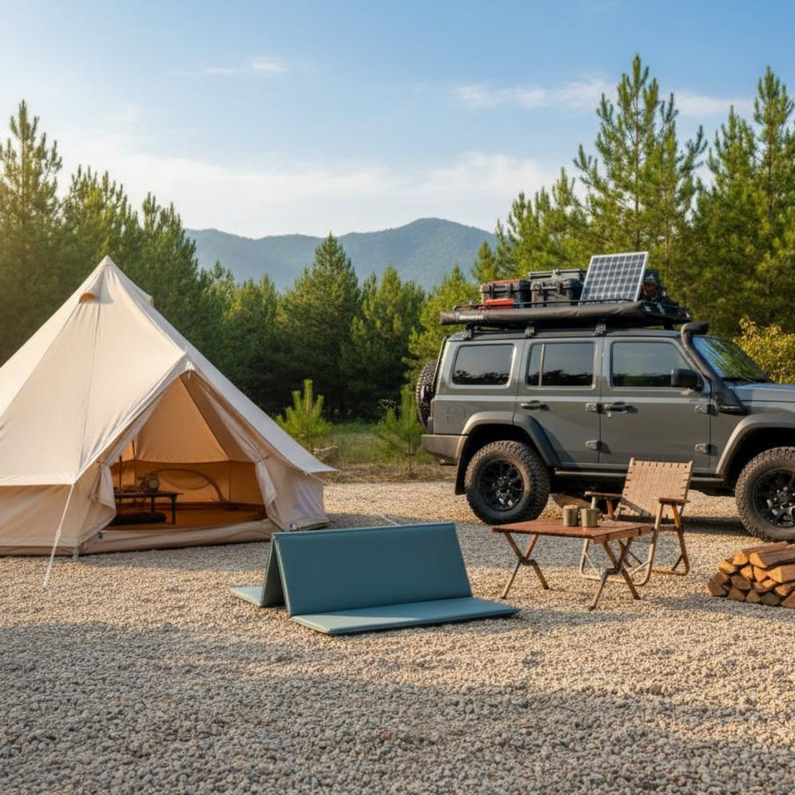 Tapete Acolchoado Dobrável par - Outdoor Camping Wagon avaliação e preço