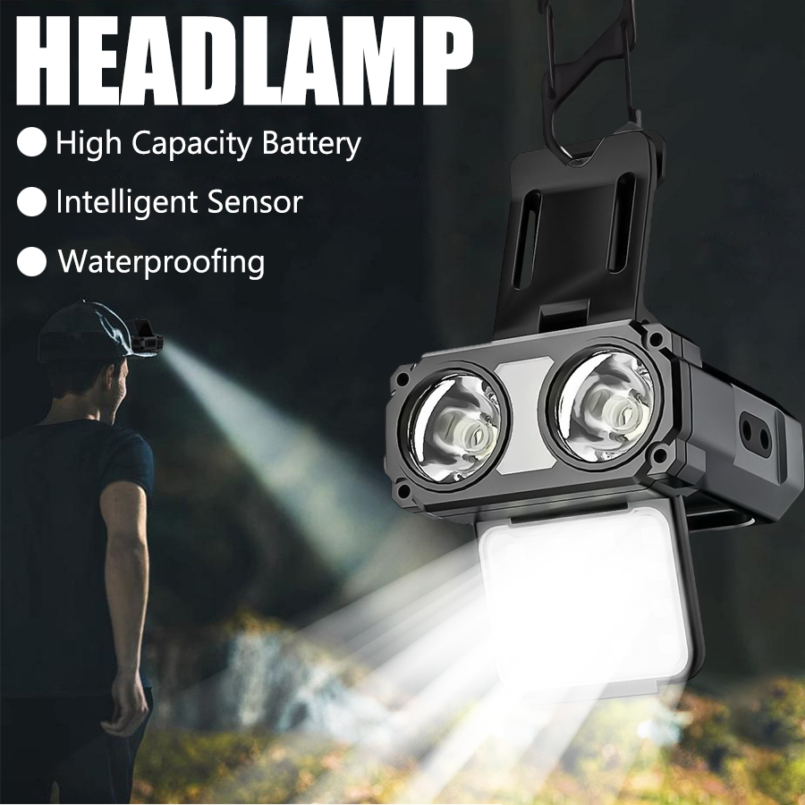 Sensor cob led farol tampa cli - Outdoor Camping Glamping avaliação e preço