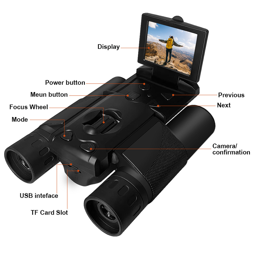 Binóculos Câmera Digital, 2.0  - Outdoor Camping Videos avaliação e preço