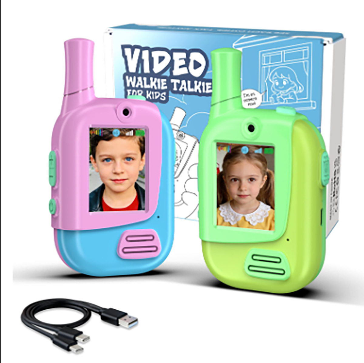 Pacote com 2 Walkie Talkies Re - Outdoor Camping Videos avaliação e preço