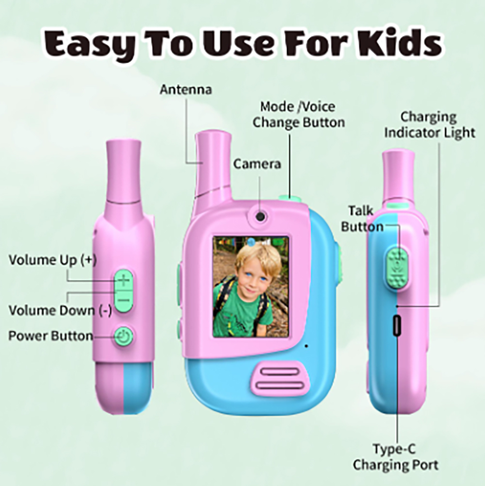 Pacote com 2 Walkie Talkies Re - Outdoor Camping Videos avaliação e preço