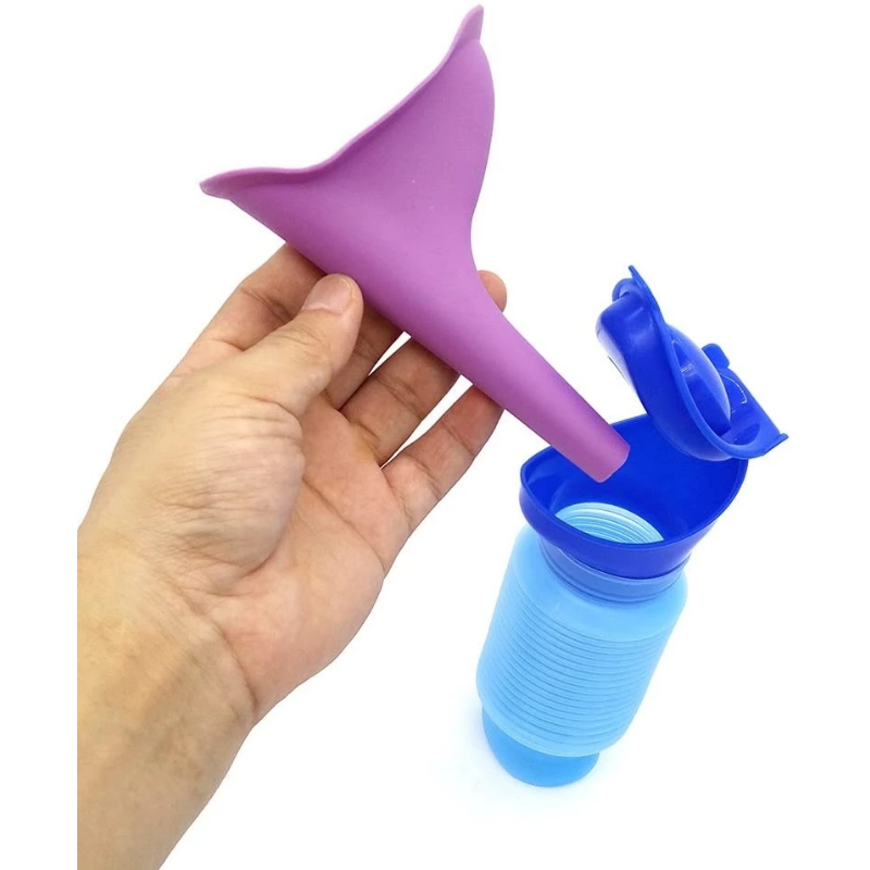 750ml portátil em pé garrafa d - Outdoor Camping Urinal avaliação e preço