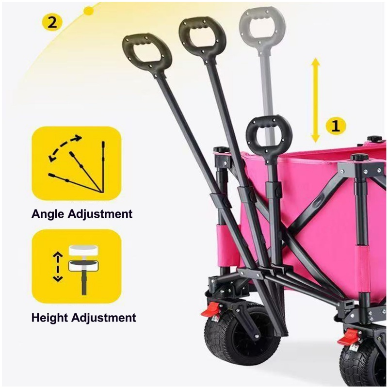 Carrinho Dobrável de Alta Qual - Outdoor Camping Wagon avaliação e preço